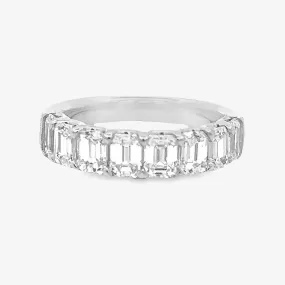 1/2 Way 2.60CT Emerald Cut Diamond Ring