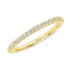 14K Gold 1.50MM Diamond Eternity Band