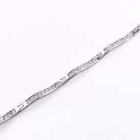 1ct Diamond Wave Bracelet