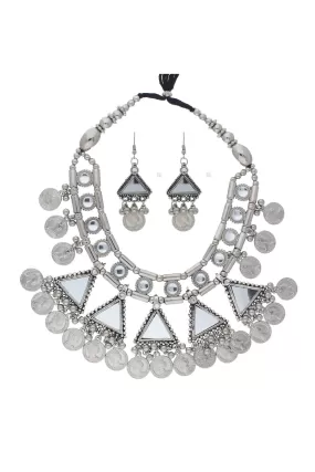 Alloy Necklace Set in Silver