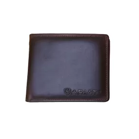 Ariat Bi Fold Wallet - Rich Brown WLT2150