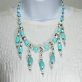 Barrie Beaded Dangle Necklace