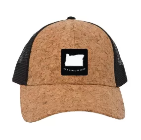 Cork Trucker Cap Custom State of Wine