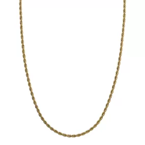 Croyez Rope Chain 3MM | Gold