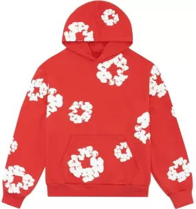 Denim Tears Cotton Wreath Sweatshirt Red