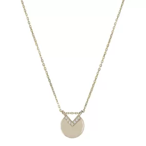 Diamond Circle Necklace