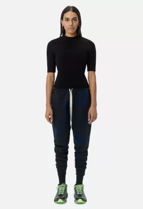 Double Dye Dakota Slim Sweatpants / Indigo x Black