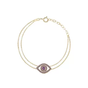 EYE ON YOU BRACELET AMETHYST