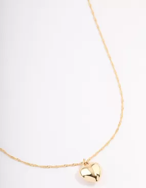 Gold Plated Heart Necklace