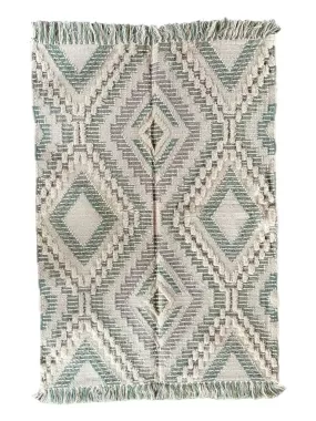 Hand Knotted Wool & Cotton RUG 24