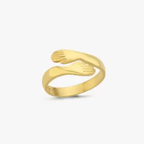 Hug Ring | 14K Gold Vermeil