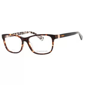 Kate Spade Calley Eyeglasses HAVANA PATTERN/Clear demo lens