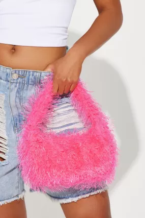 Mini Came With The Fur Shoulder Bag - Pink