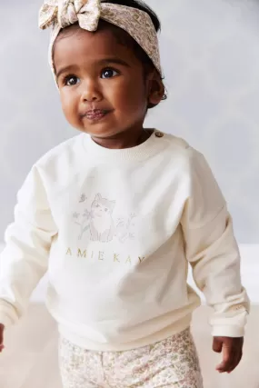 Organic Cotton Bobbie Sweatshirt - Parchment