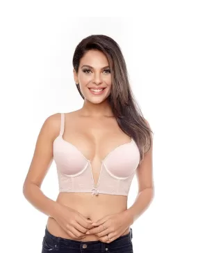 Pastel Power Wired Gentle Push Up Bra | Demi Wired Pushup Padded Push Up Bra For Women