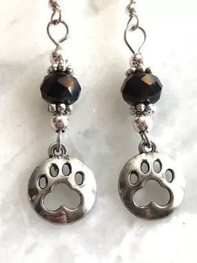 Paw Print Earrings