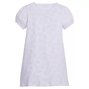 Printed T-Shirt Dress - Pink Tossed Bunnies